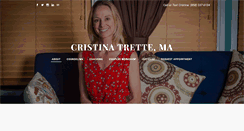 Desktop Screenshot of cristinatrette.com